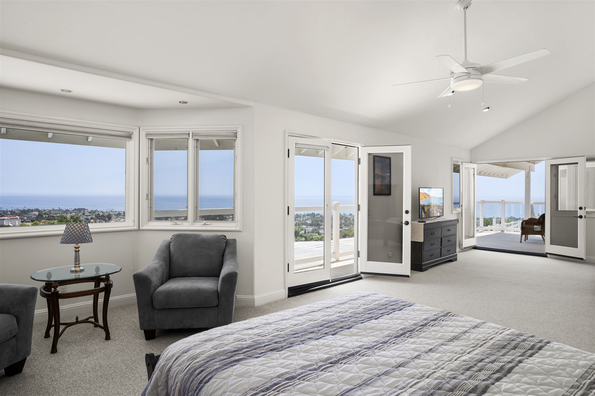 Comfortable common area inside the Ocean Ridge treatment center.