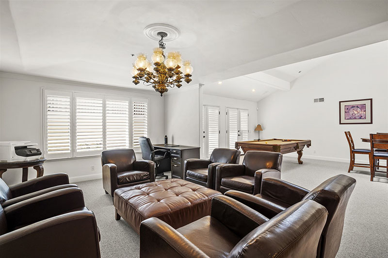 Living Room and Entertainment Area at Ocean Ridge