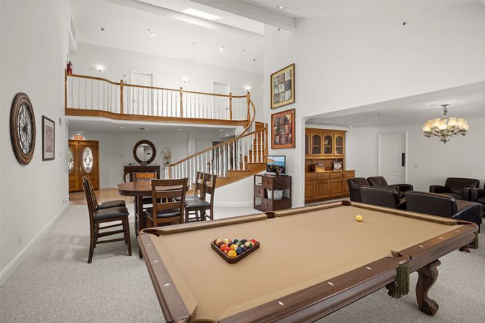 billiards set at ocean ridge treatment & recovery facility