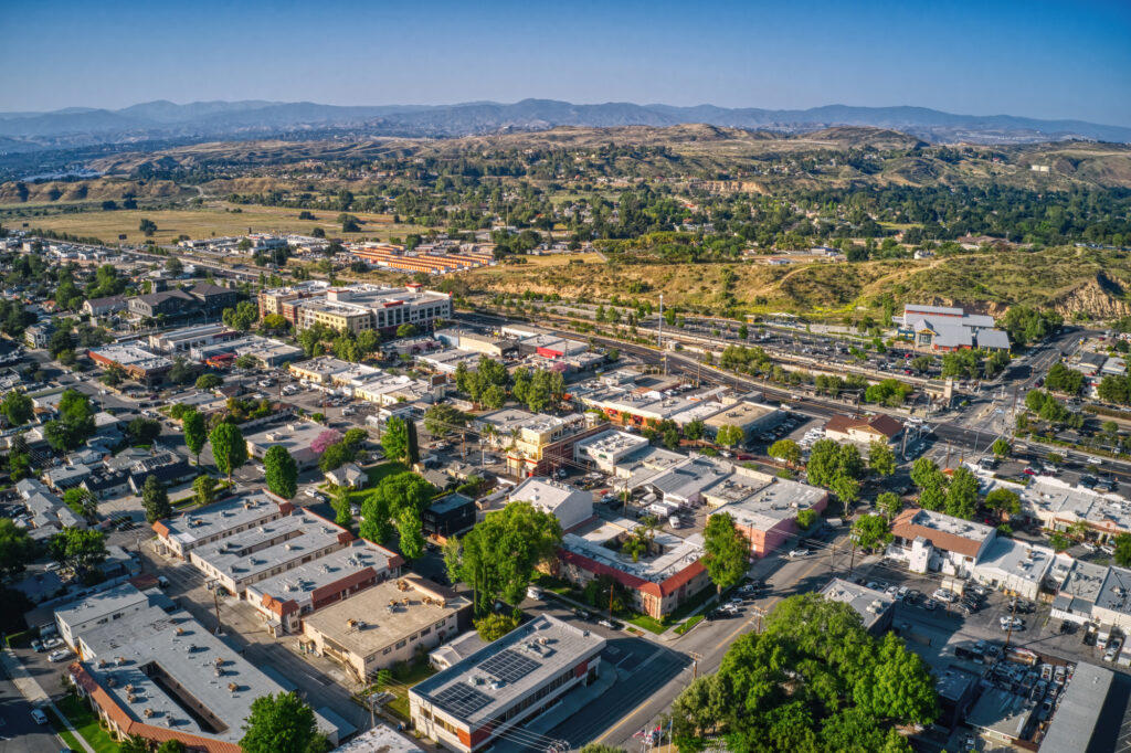 Aerial View of Santa Clarita