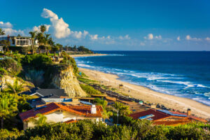 a cliff in San Clemente, California