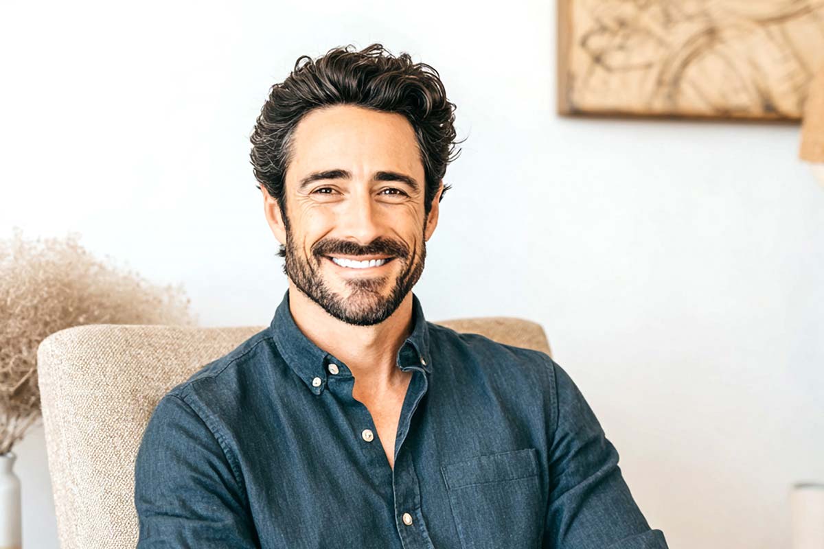 Smiling man