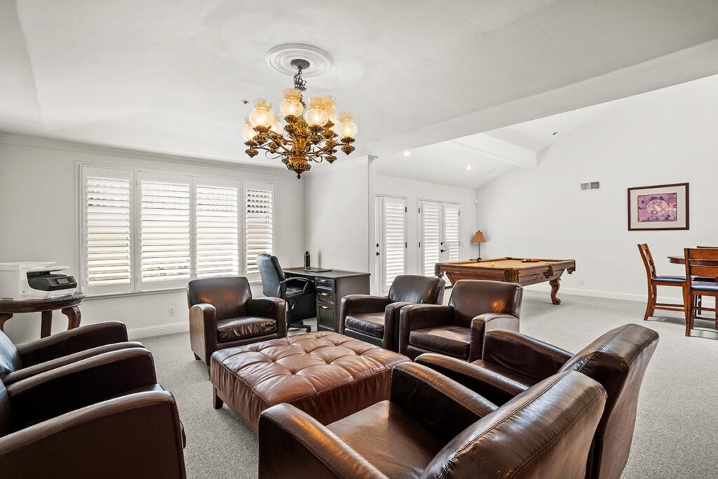 Living space at Ocean Ridge