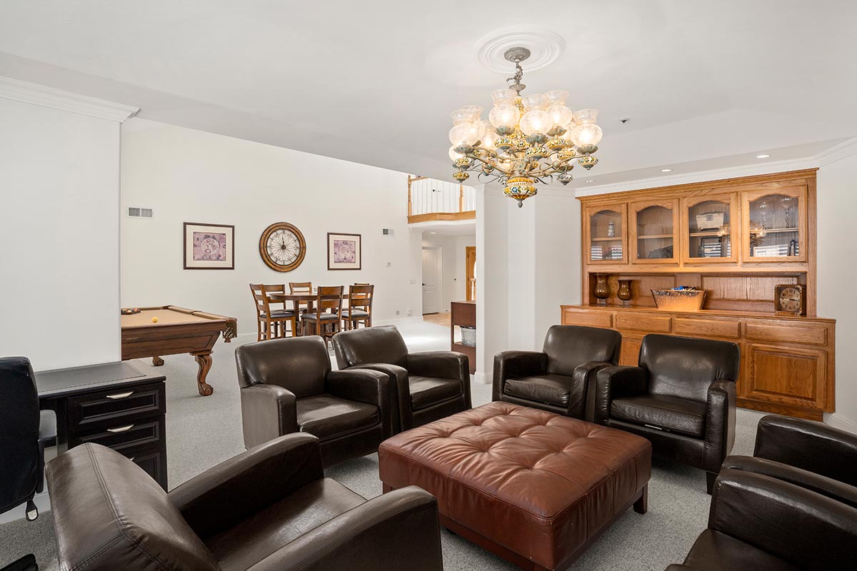 Living space at Ocean Ridge