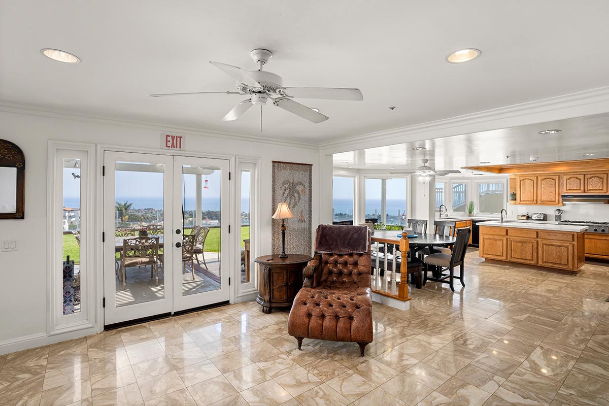 Living space at Ocean Ridge