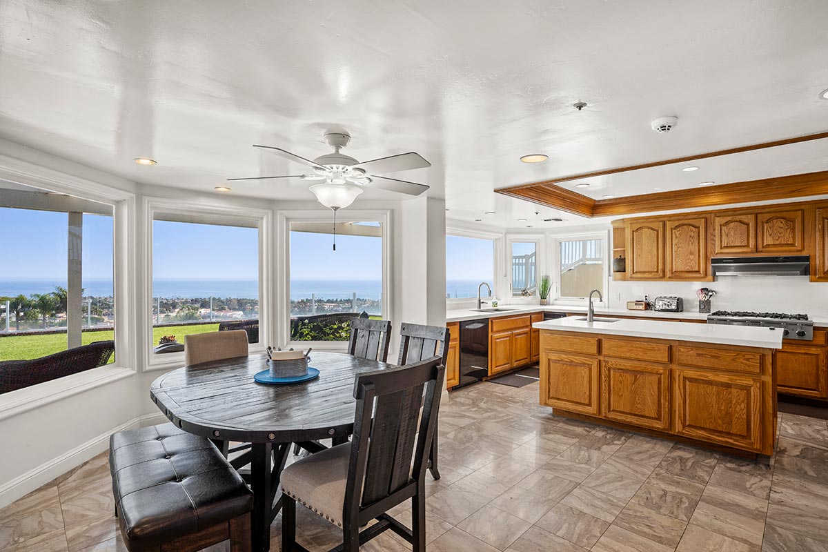 Dining area and kitchen at Ocean Ridge