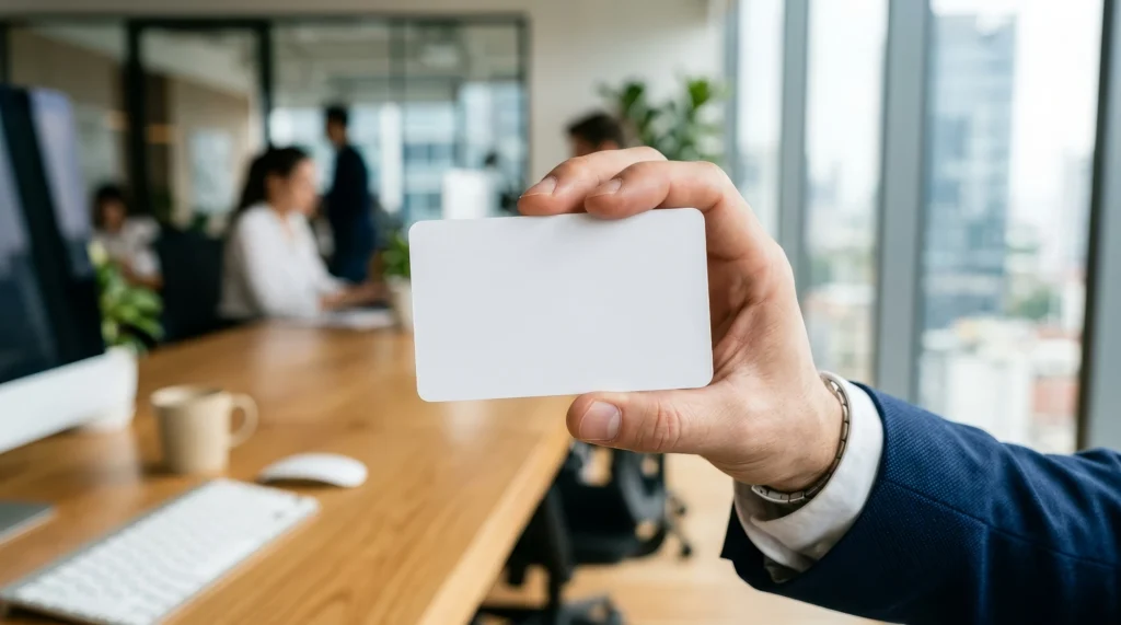 Person holding a credit card while reviewing addiction treatment costs.